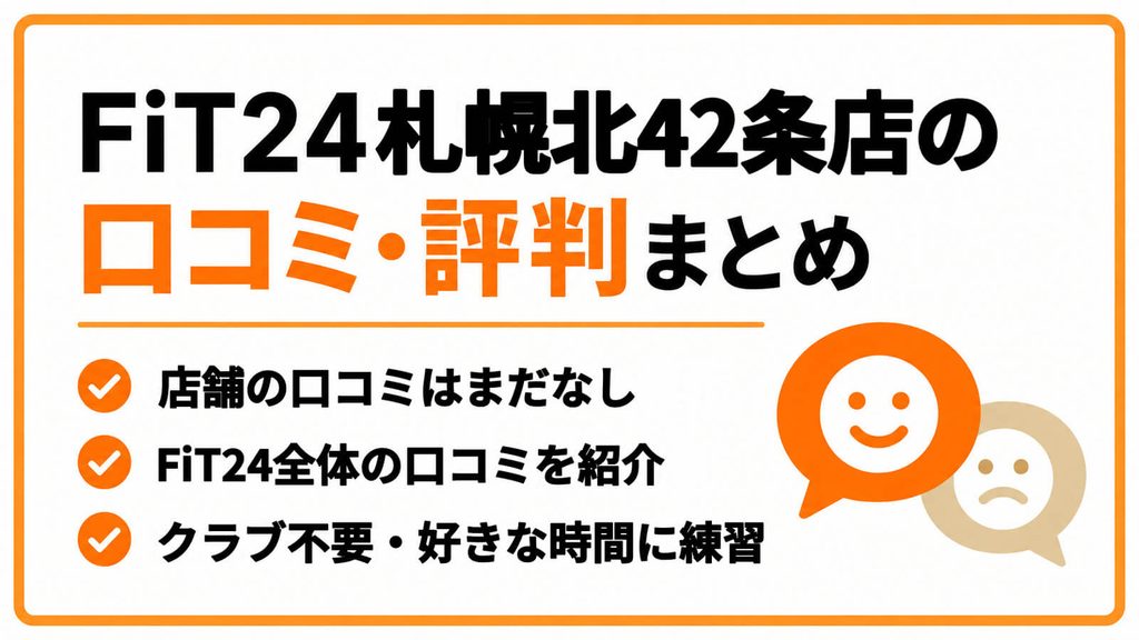 FiT24インドアゴルフ札幌北42条店の口コミ・評判は？料金・無料試打を解説